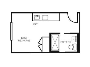 Studio K & L 102 102 floor plan
